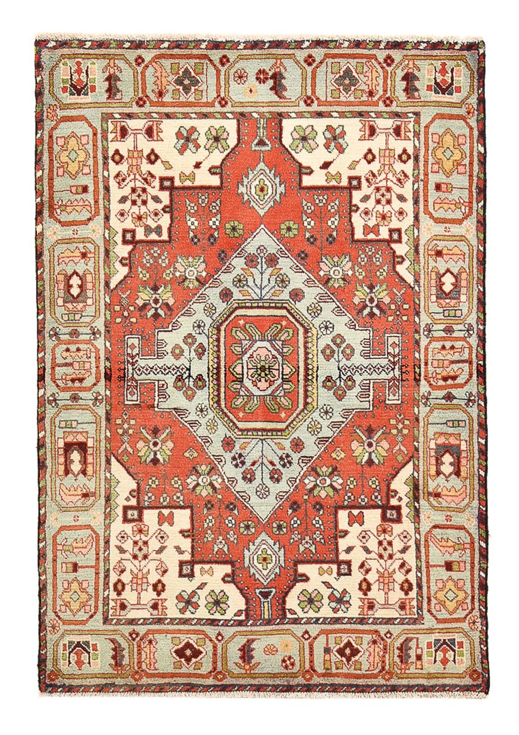 Tapis persan - Nomadic - 145 x 100 cm - multicolore