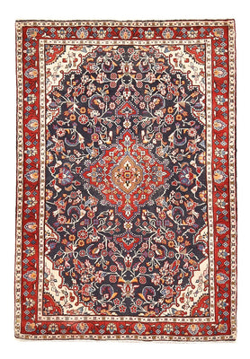 Tapis persan - Nomadic - 145 x 98 cm - bleu foncé