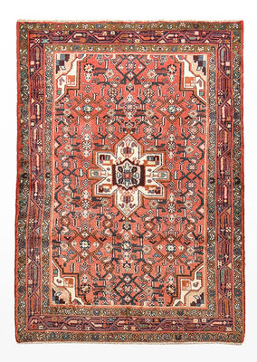 Tapis persan - Nomadic - 150 x 100 cm - rouge clair