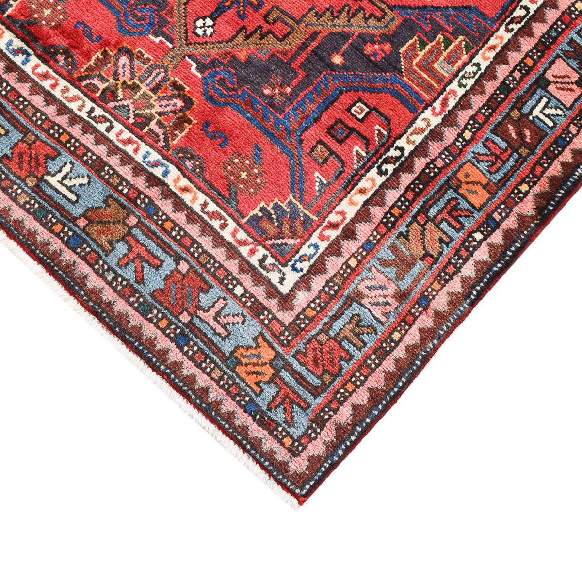 Tapis persan - Nomadic - 143 x 87 cm - rouge