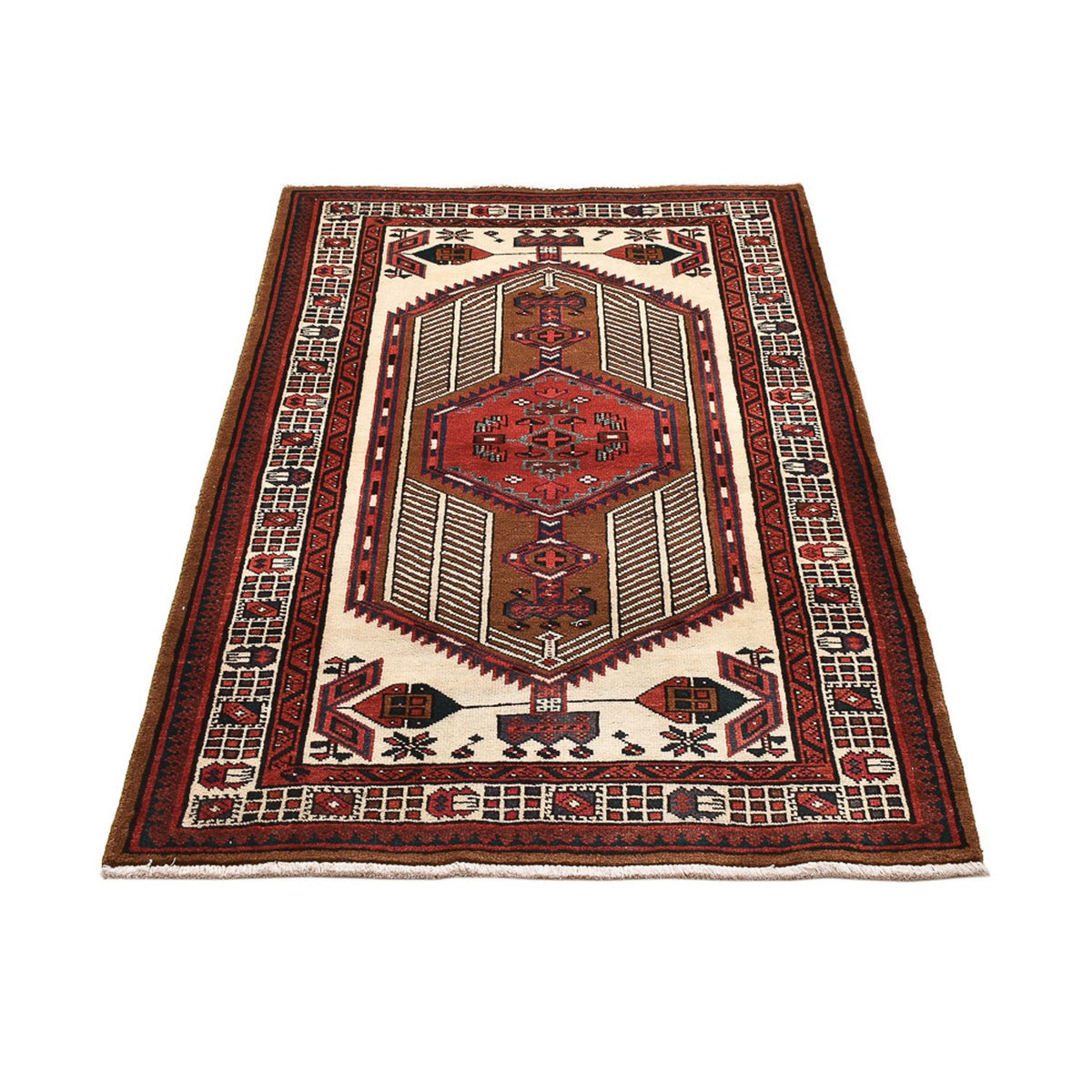 Tapis persan - Nomadic - 162 x 101 cm - multicolore