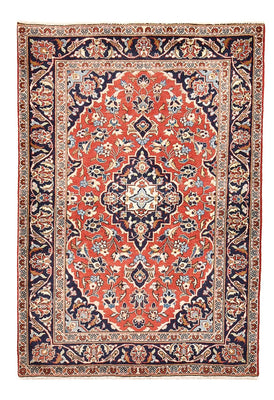 Tapis persan - Keshan - 147 x 98 cm - rouge