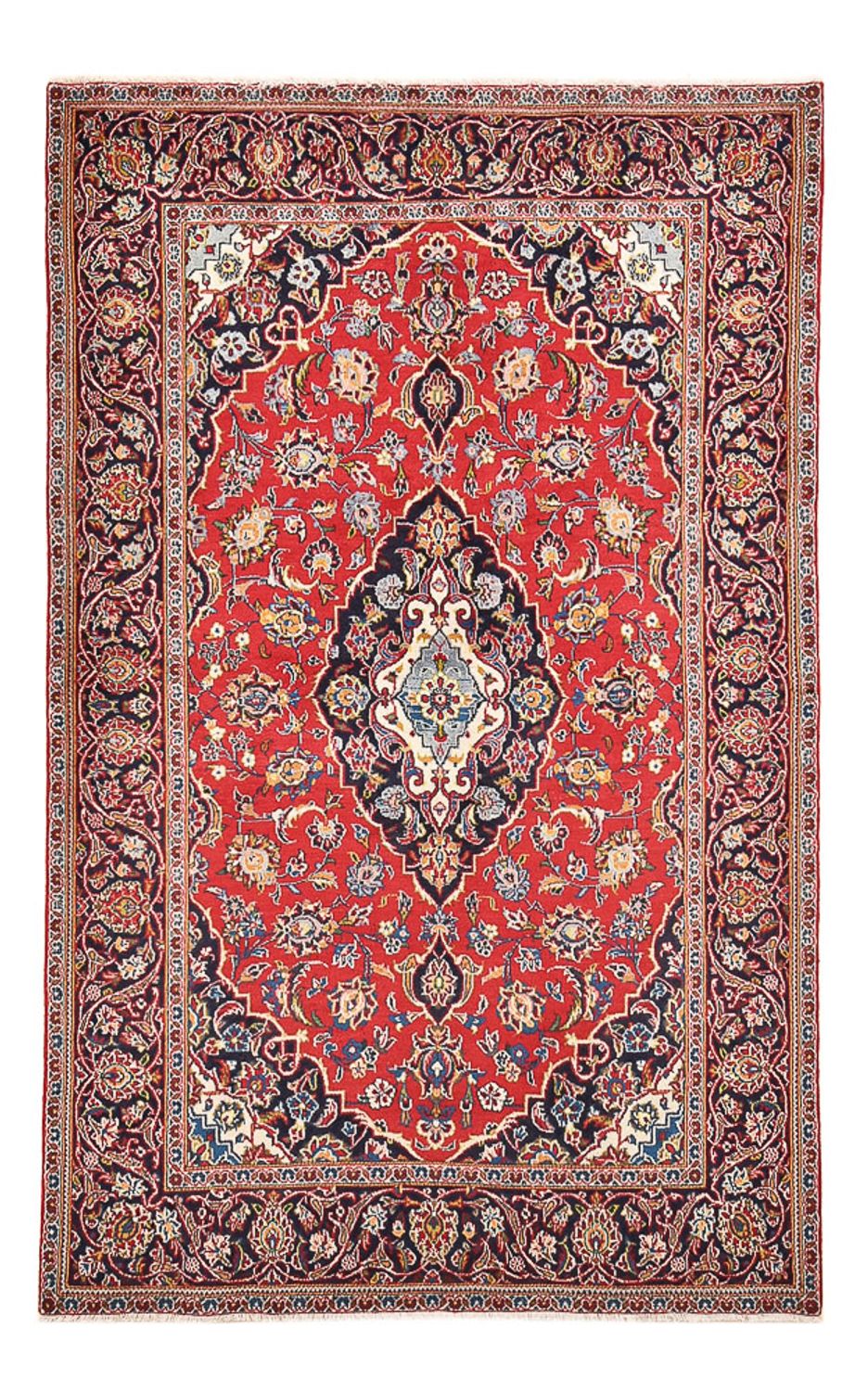 Tapis persan - Keshan - 220 x 138 cm - rouge