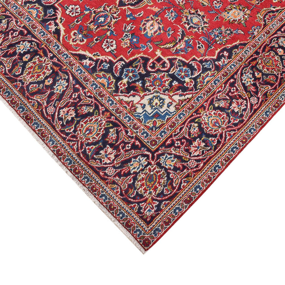 Tapis persan - Keshan - 220 x 138 cm - rouge