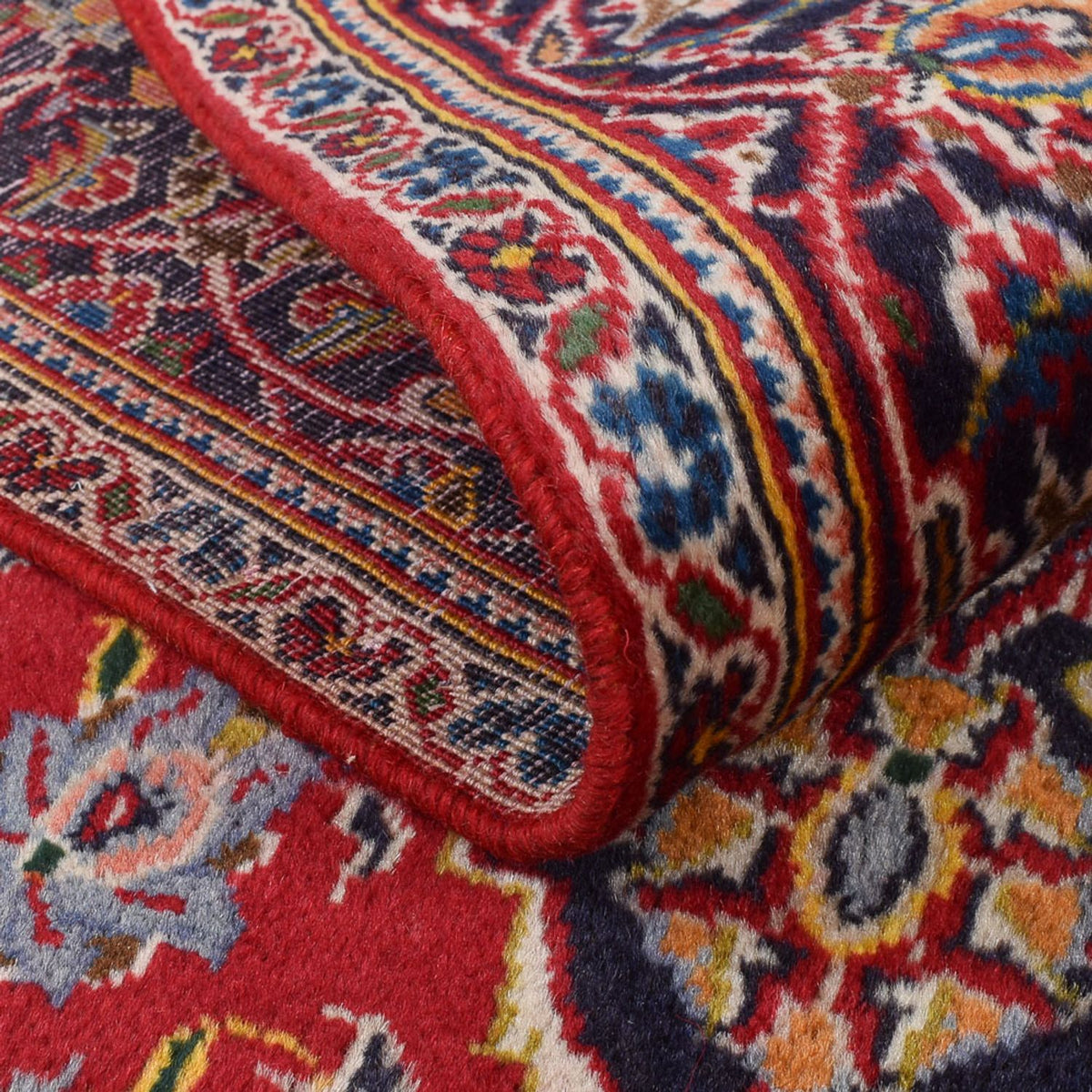 Tapis persan - Keshan - 220 x 138 cm - rouge