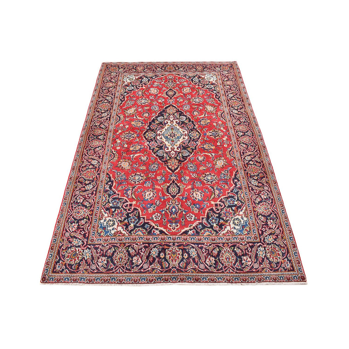Tapis persan - Keshan - 220 x 138 cm - rouge