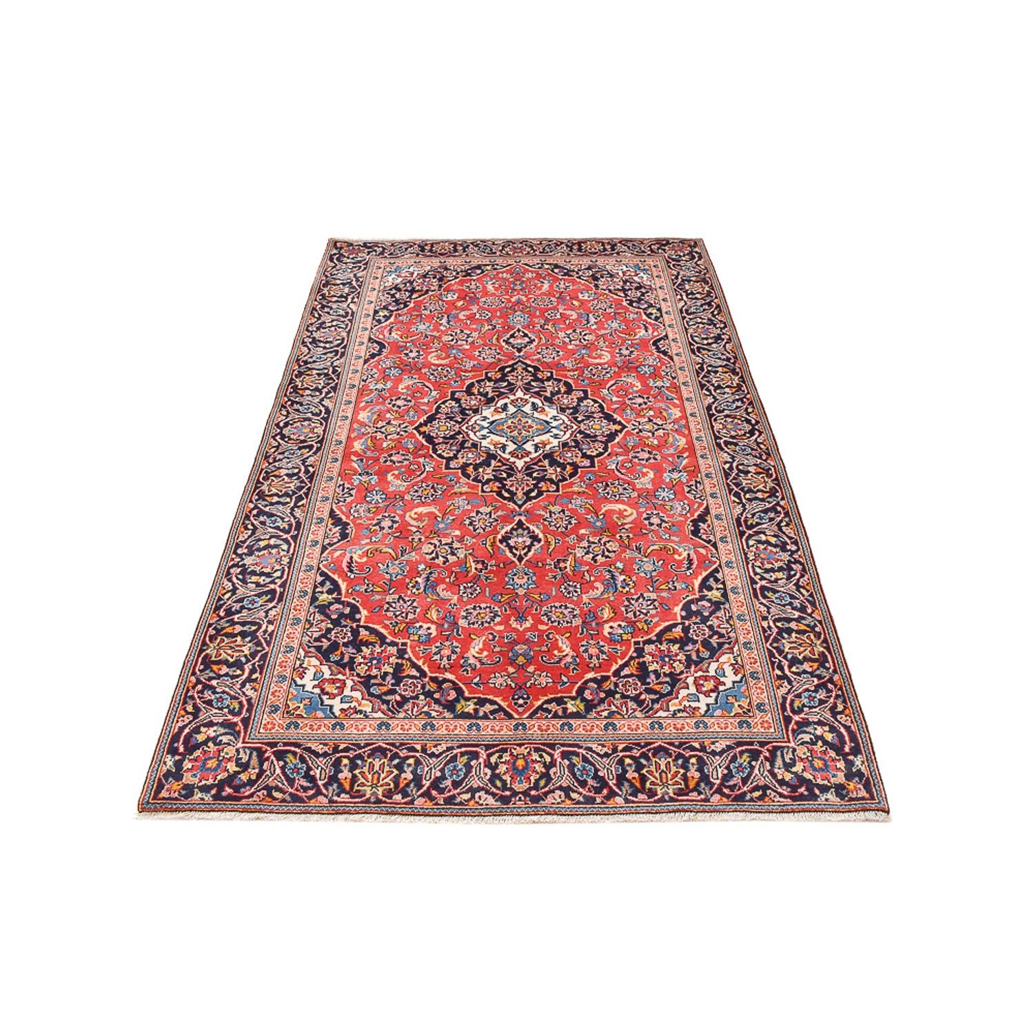 Tapis persan - Keshan - 235 x 140 cm - rouge