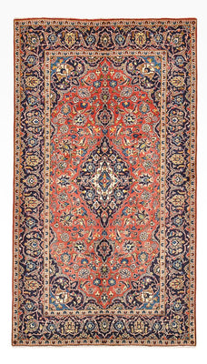 Tapis persan - Keshan - 263 x 146 cm - rouge clair