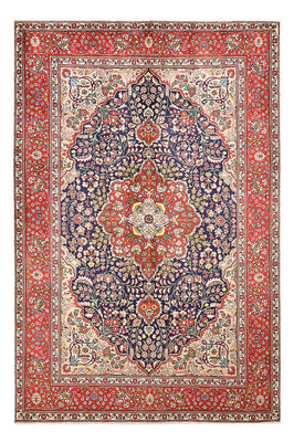 Tapis persan - Tabriz - 300 x 202 cm - bleu foncé