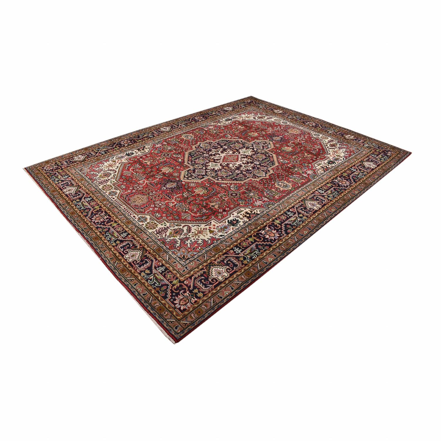 Tapis persan - Tabriz - 335 x 252 cm - rouge