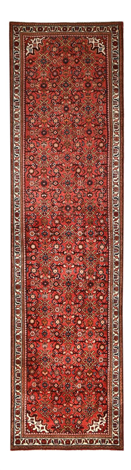 Tapis de couloir Tapis persan - Nomadic - 395 x 105 cm - rouge