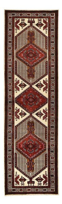 Tapis de couloir Tapis persan - Nomadic - 338 x 100 cm - rouge