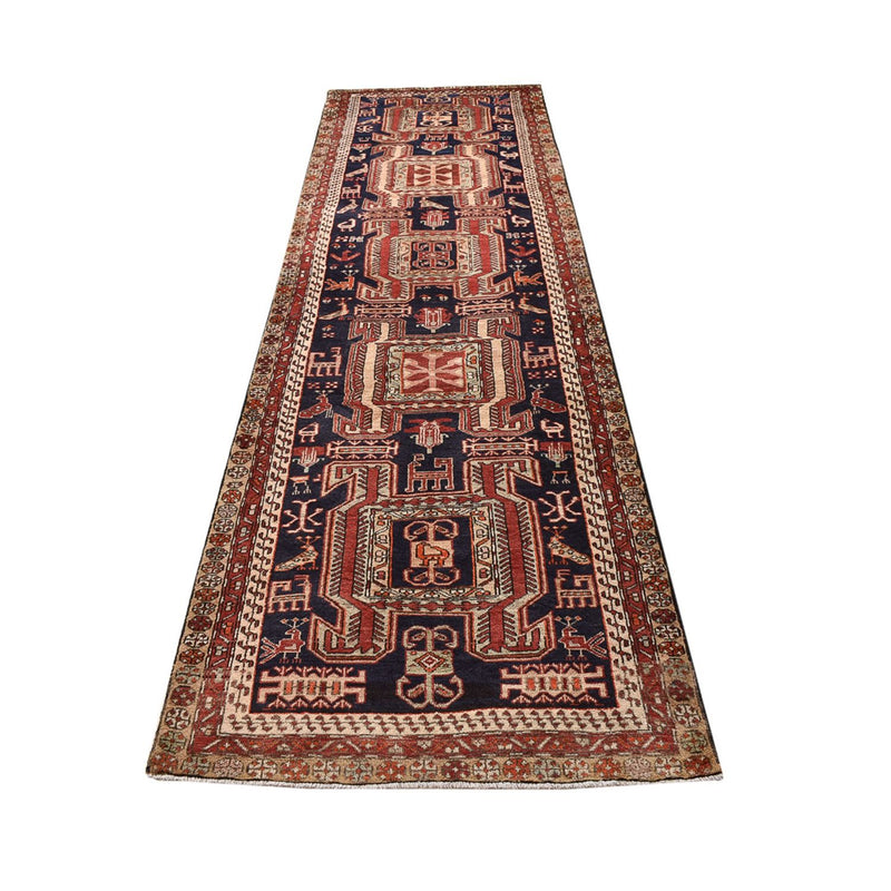 Tapis de couloir Tapis persan - Nomadic - 325 x 100 cm - rouge clair