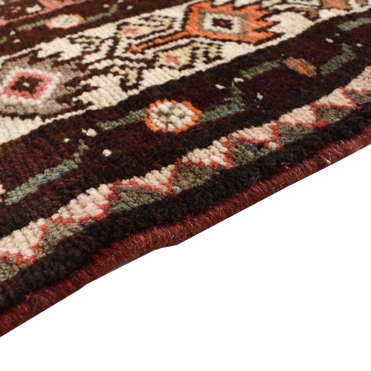Tapis de couloir Tapis persan - Nomadic - 308 x 128 cm - rouge clair