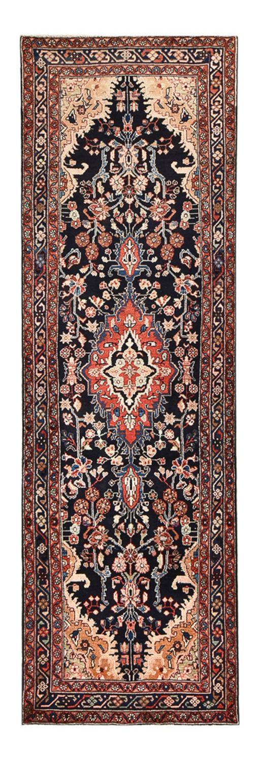 Tapis de couloir Tapis persan - Nomadic - 322 x 102 cm - bleu foncé