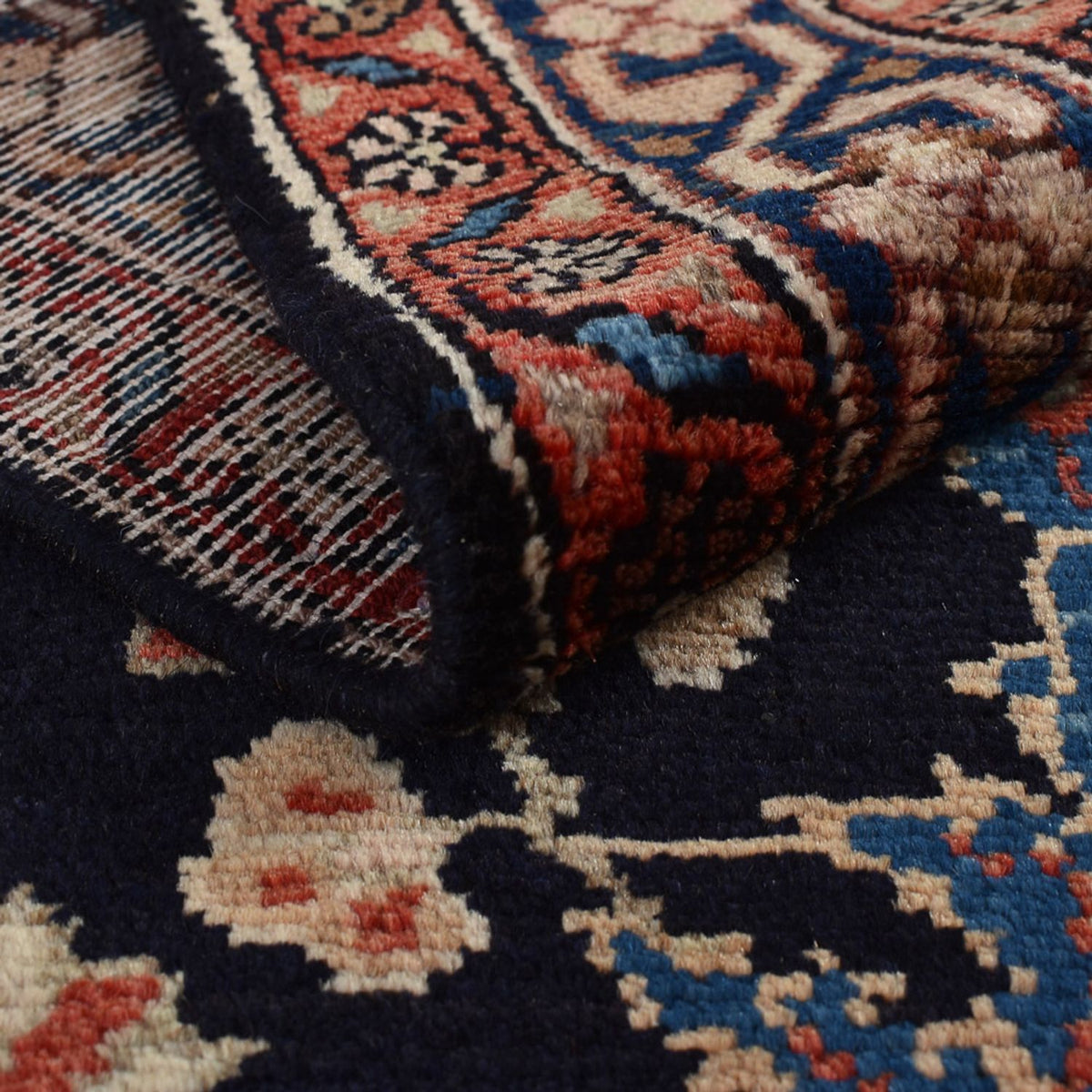 Tapis de couloir Tapis persan - Nomadic - 322 x 102 cm - bleu foncé