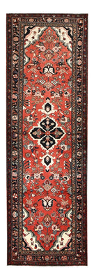 Tapis de couloir Tapis persan - Nomadic - 346 x 114 cm - rouge