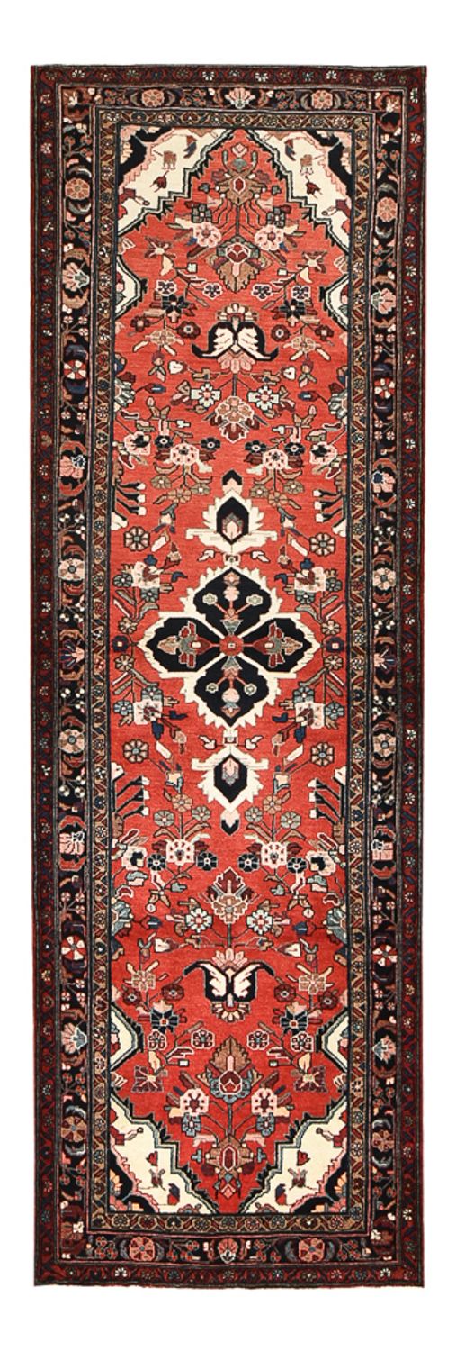 Tapis de couloir Tapis persan - Nomadic - 346 x 114 cm - rouge