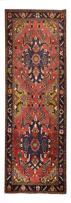 Tapis de couloir Tapis persan - Tabriz - 338 x 112 cm - rouge