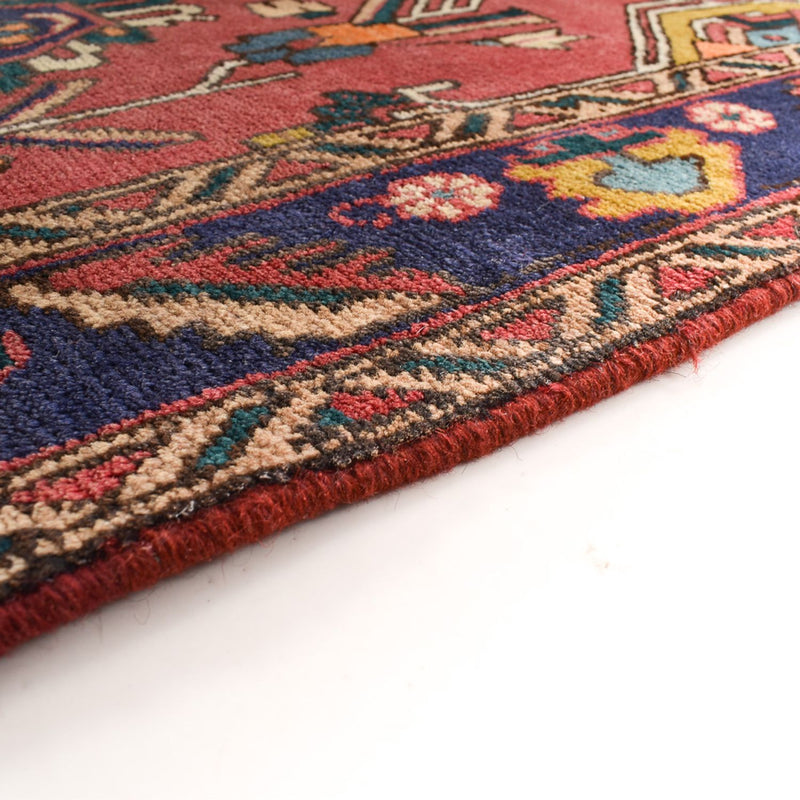 Tapis de couloir Tapis persan - Tabriz - 338 x 112 cm - rouge