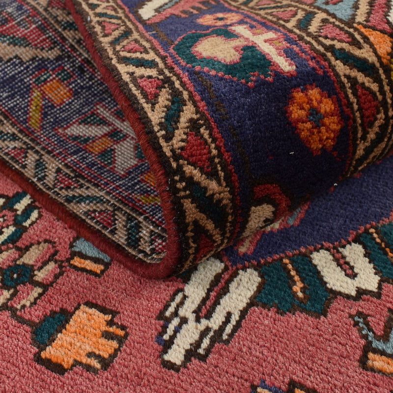 Tapis de couloir Tapis persan - Tabriz - 338 x 112 cm - rouge