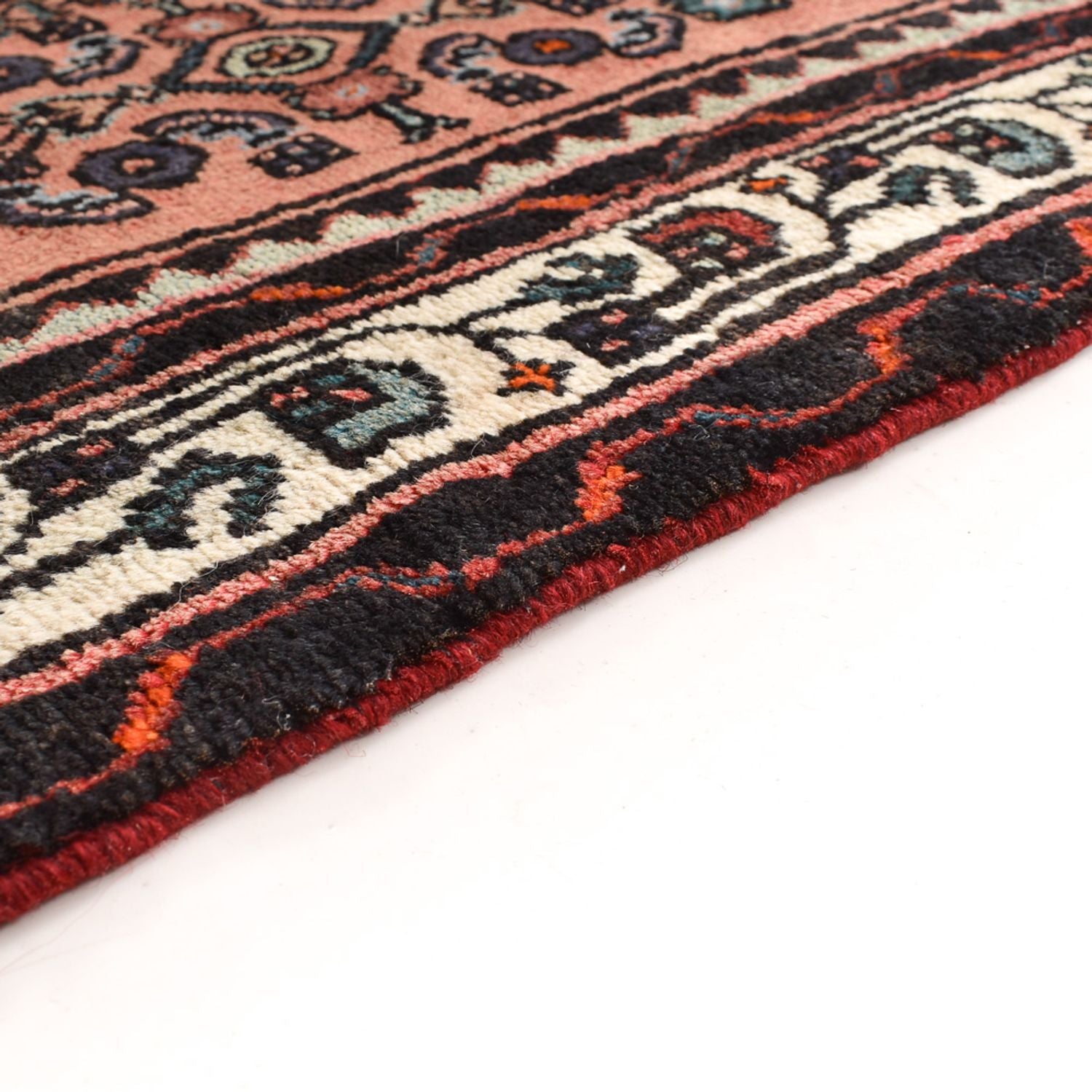 Tapis de couloir Tapis persan - Nomadic - 290 x 80 cm - rouge clair