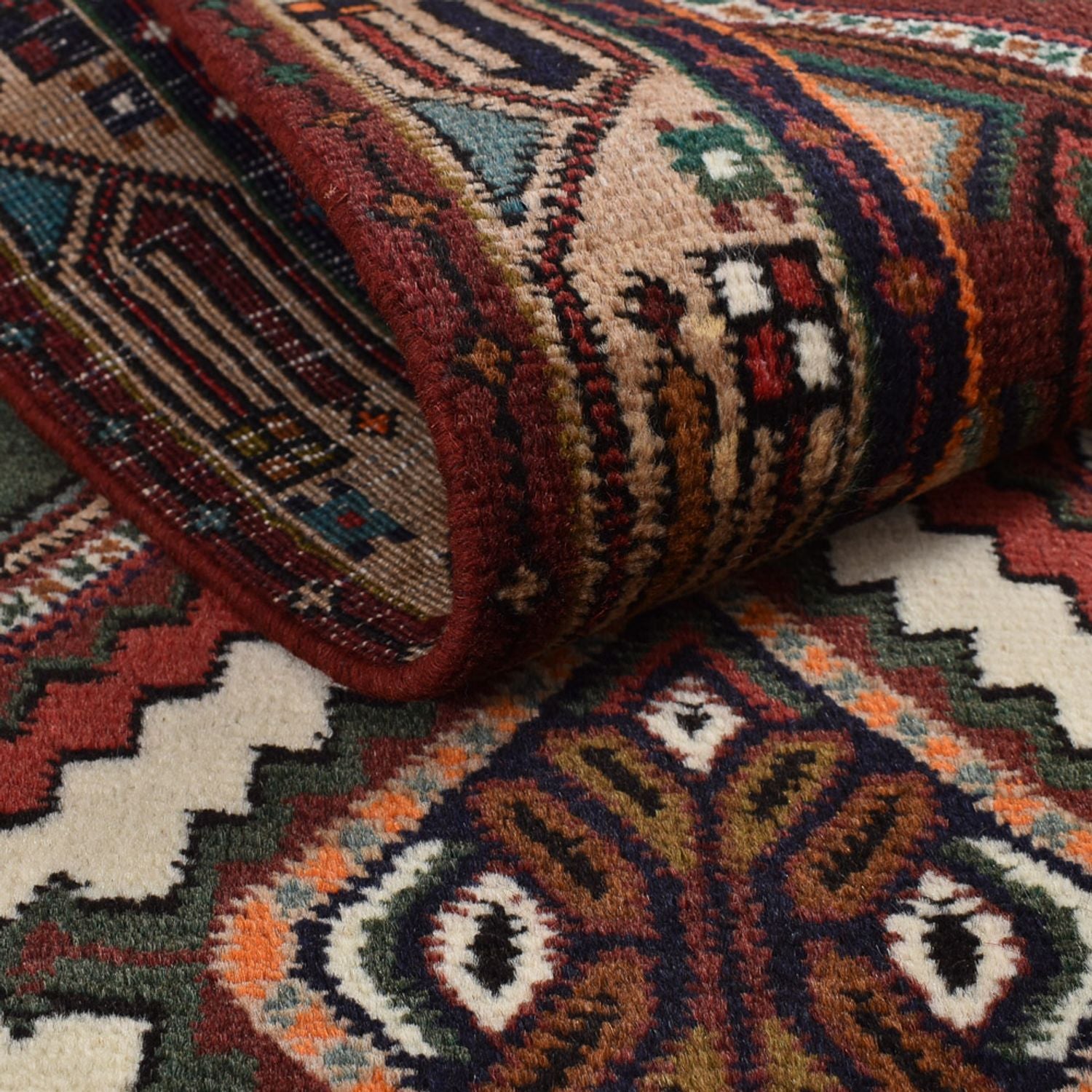 Tapis de couloir Tapis persan - Nomadic - 295 x 73 cm - multicolore