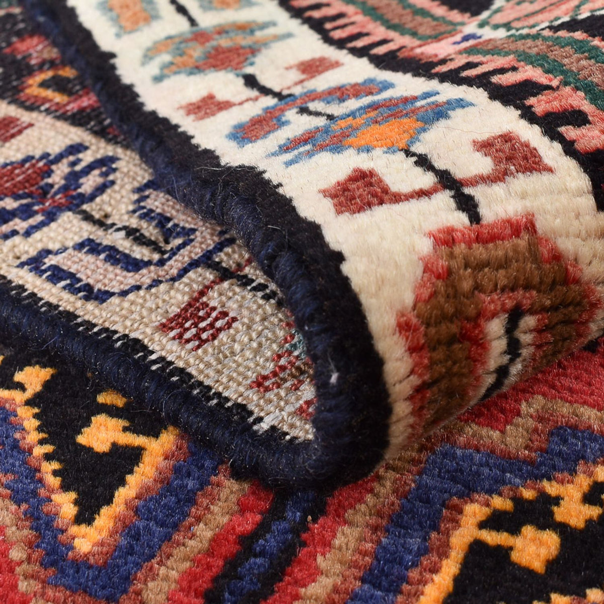 Tapis de couloir Tapis persan - Nomadic - 223 x 125 cm - multicolore