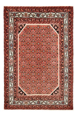 Tapis persan - Nomadic - 206 x 132 cm - rouge clair