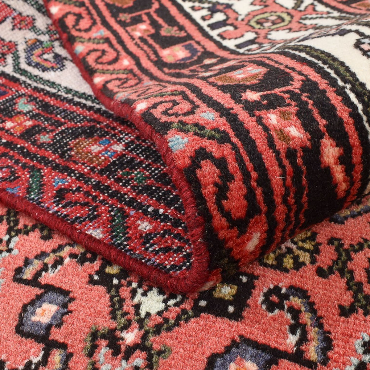 Tapis persan - Nomadic - 206 x 132 cm - rouge clair