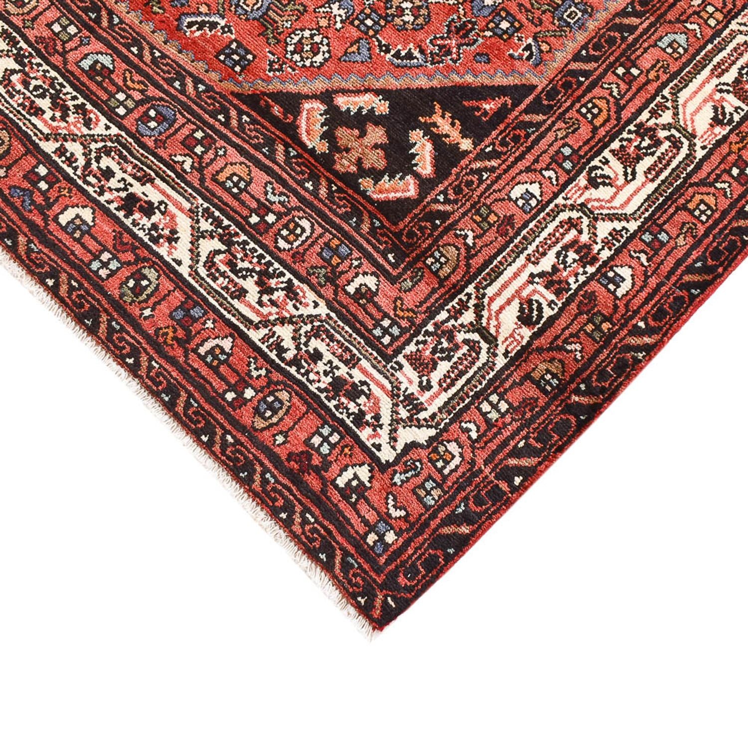 Tapis persan - Nomadic - 227 x 150 cm - rouge clair