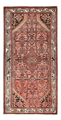 Tapis de couloir Tapis persan - Nomadic - 198 x 96 cm - rouge clair