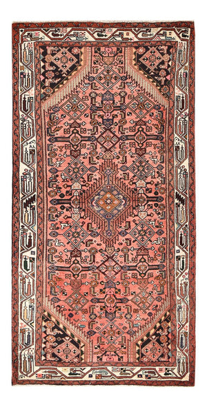 Tapis de couloir Tapis persan - Nomadic - 198 x 96 cm - rouge clair