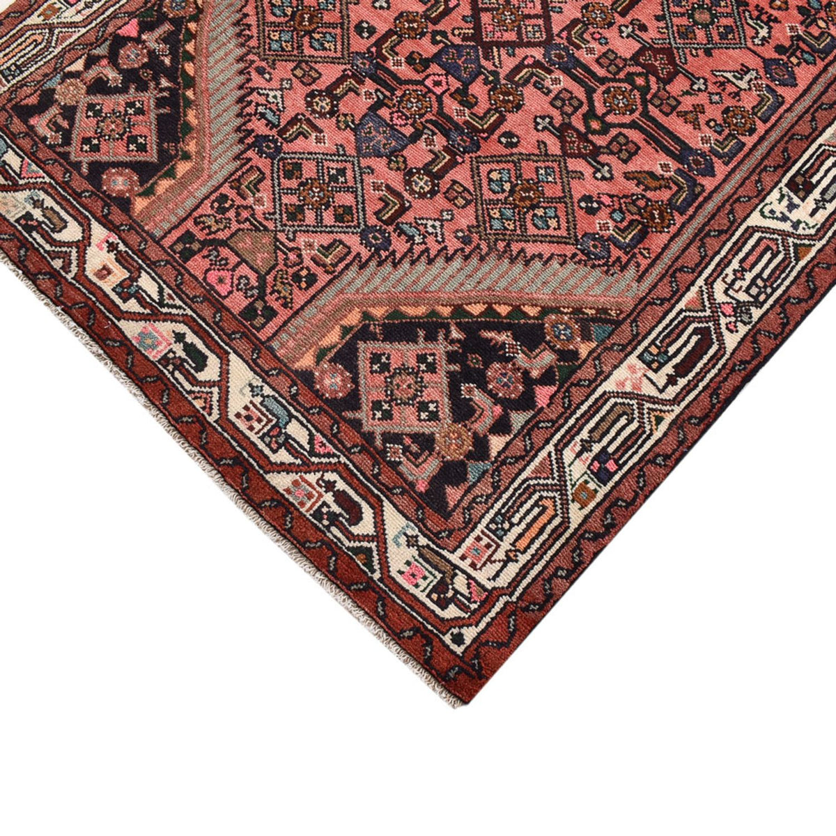 Tapis de couloir Tapis persan - Nomadic - 198 x 96 cm - rouge clair