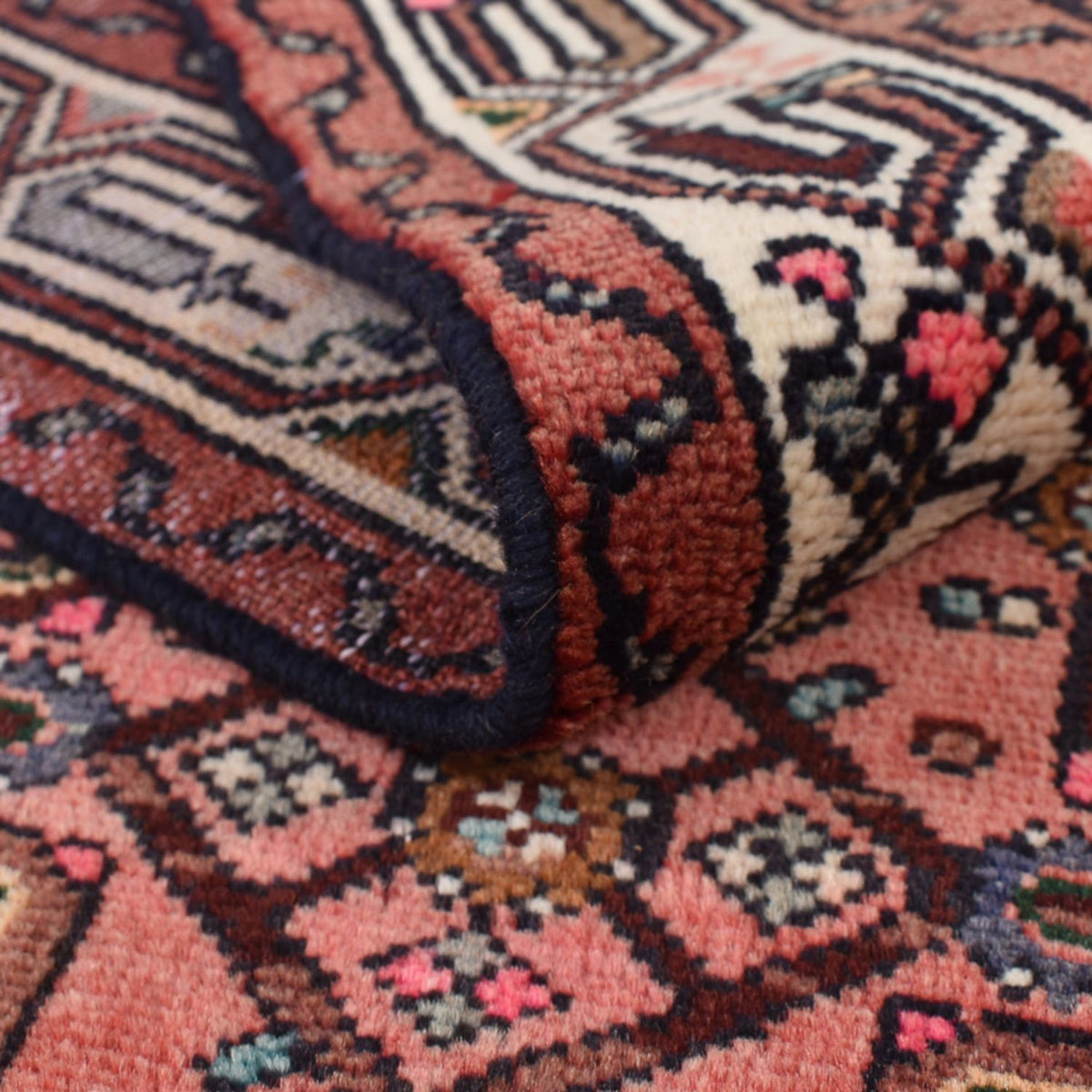 Tapis de couloir Tapis persan - Nomadic - 198 x 96 cm - rouge clair