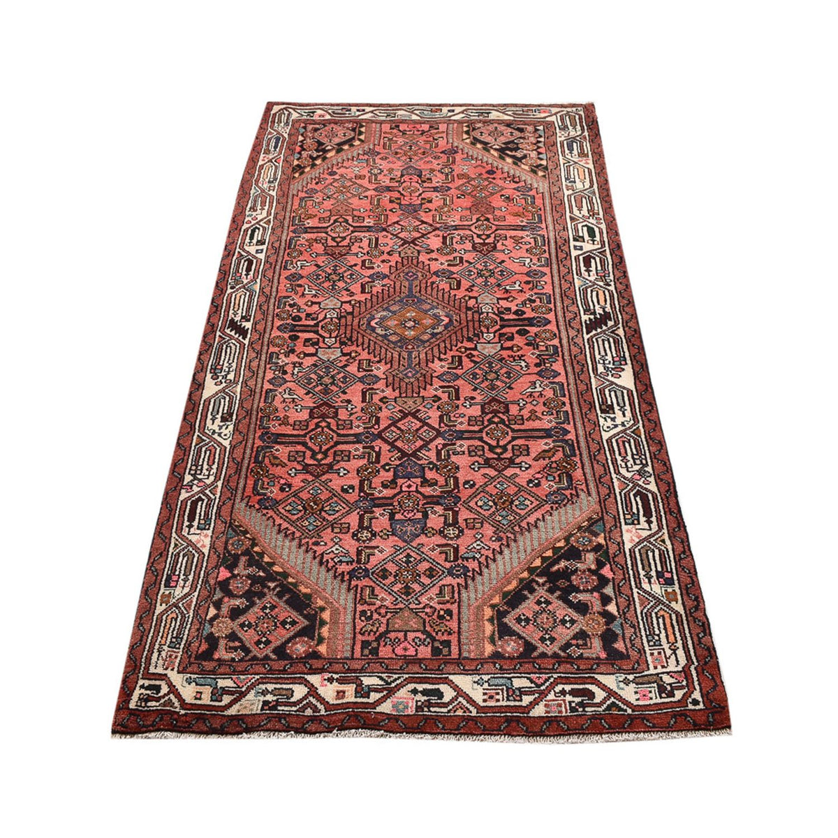 Tapis de couloir Tapis persan - Nomadic - 198 x 96 cm - rouge clair