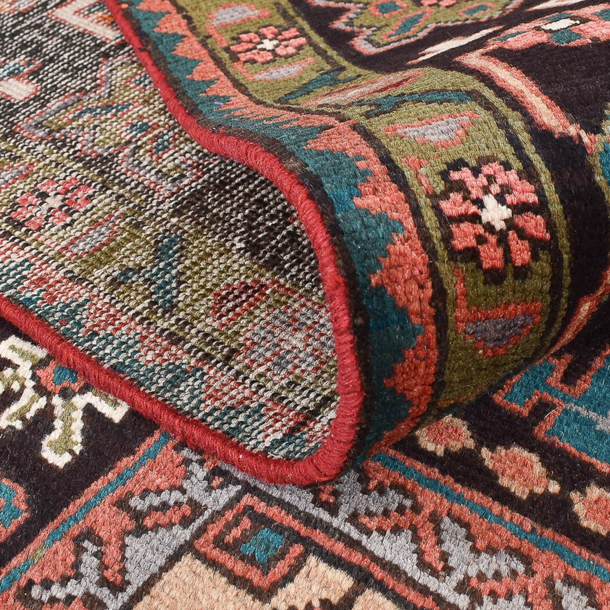 Tapis afghan - Kunduz - 350 x 200 cm - rouge clair