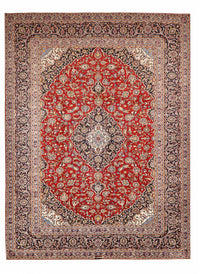 Tapis persan - Keshan - 395 x 296 cm - rouge