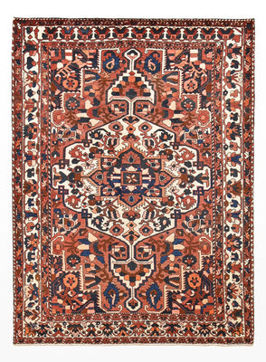 Tapis persan - Nomadic - 302 x 218 cm - marron foncé
