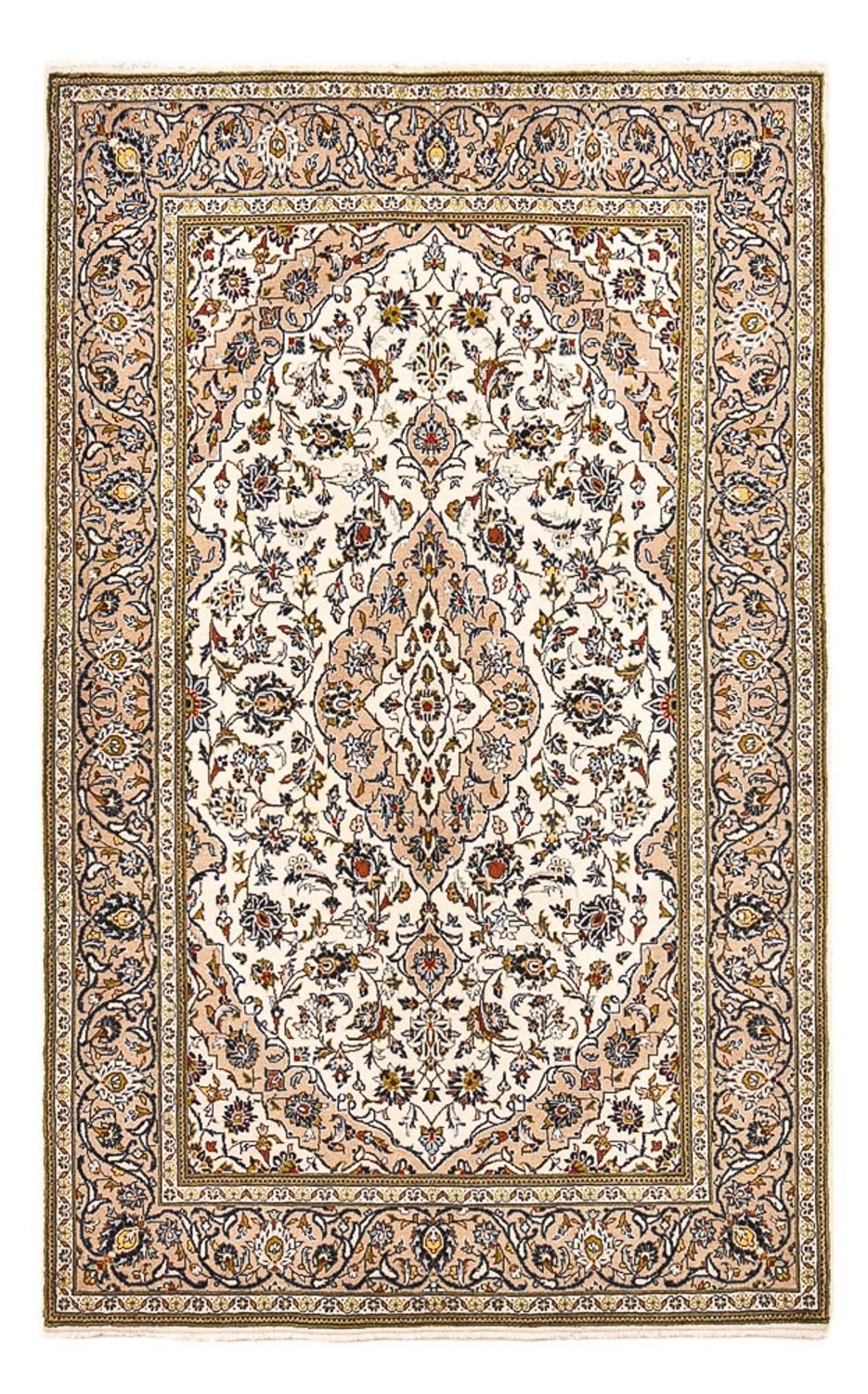 Tapis persan - Keshan - 212 x 135 cm - sable
