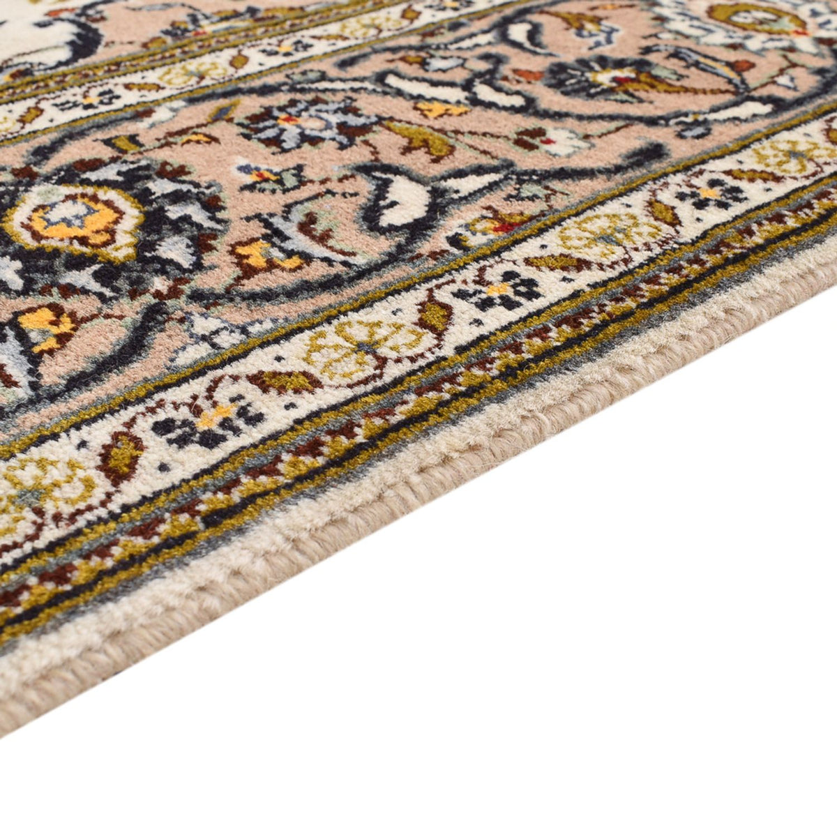 Tapis persan - Keshan - 212 x 135 cm - sable