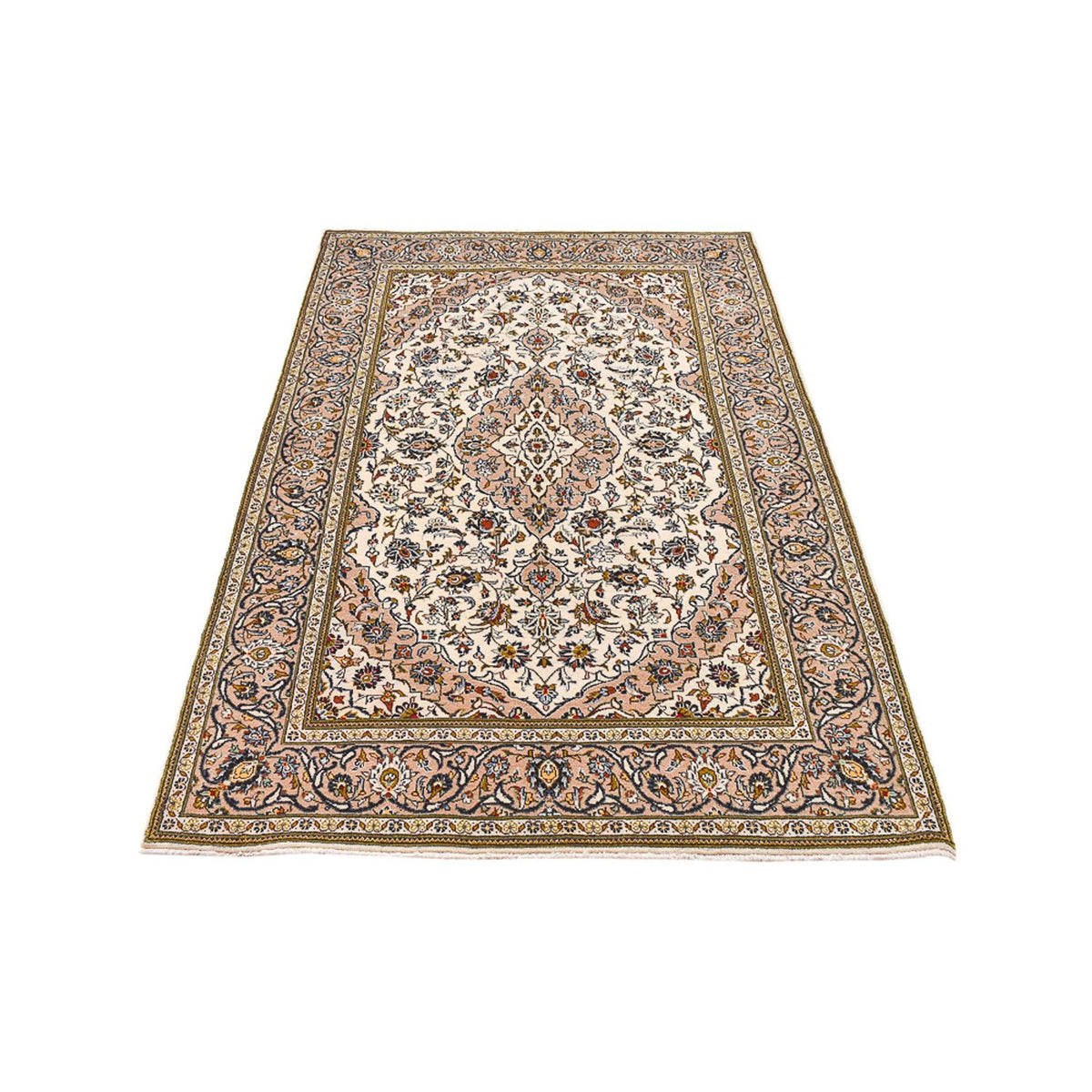 Tapis persan - Keshan - 212 x 135 cm - sable