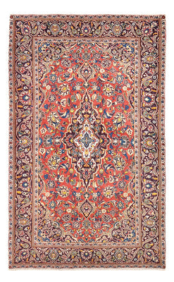 Tapis persan - Keshan - 220 x 136 cm - rouge clair