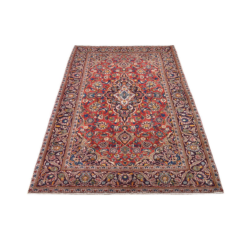 Tapis persan - Keshan - 220 x 136 cm - rouge clair