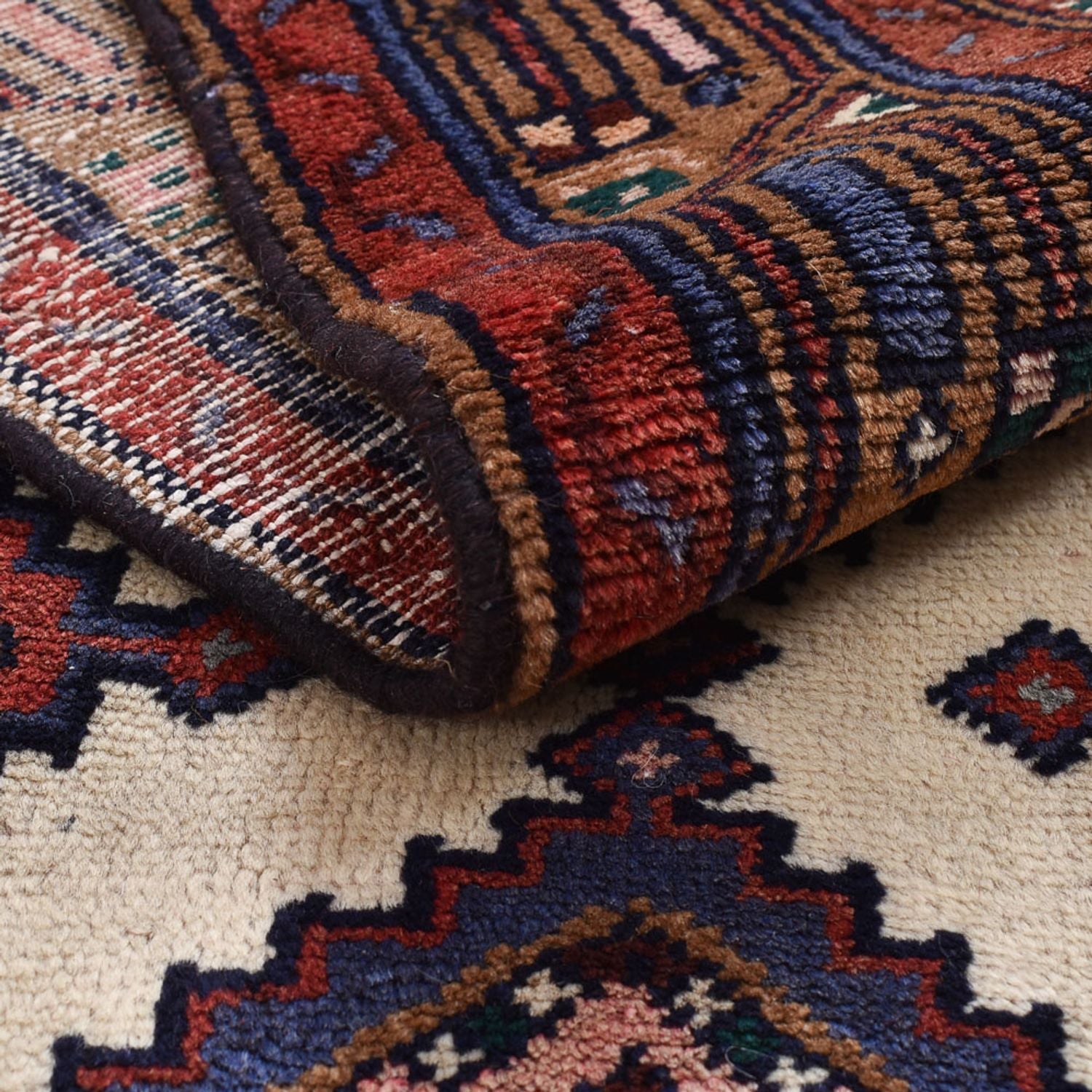 Tapis de couloir Tapis persan - Nomadic - 292 x 82 cm - beige