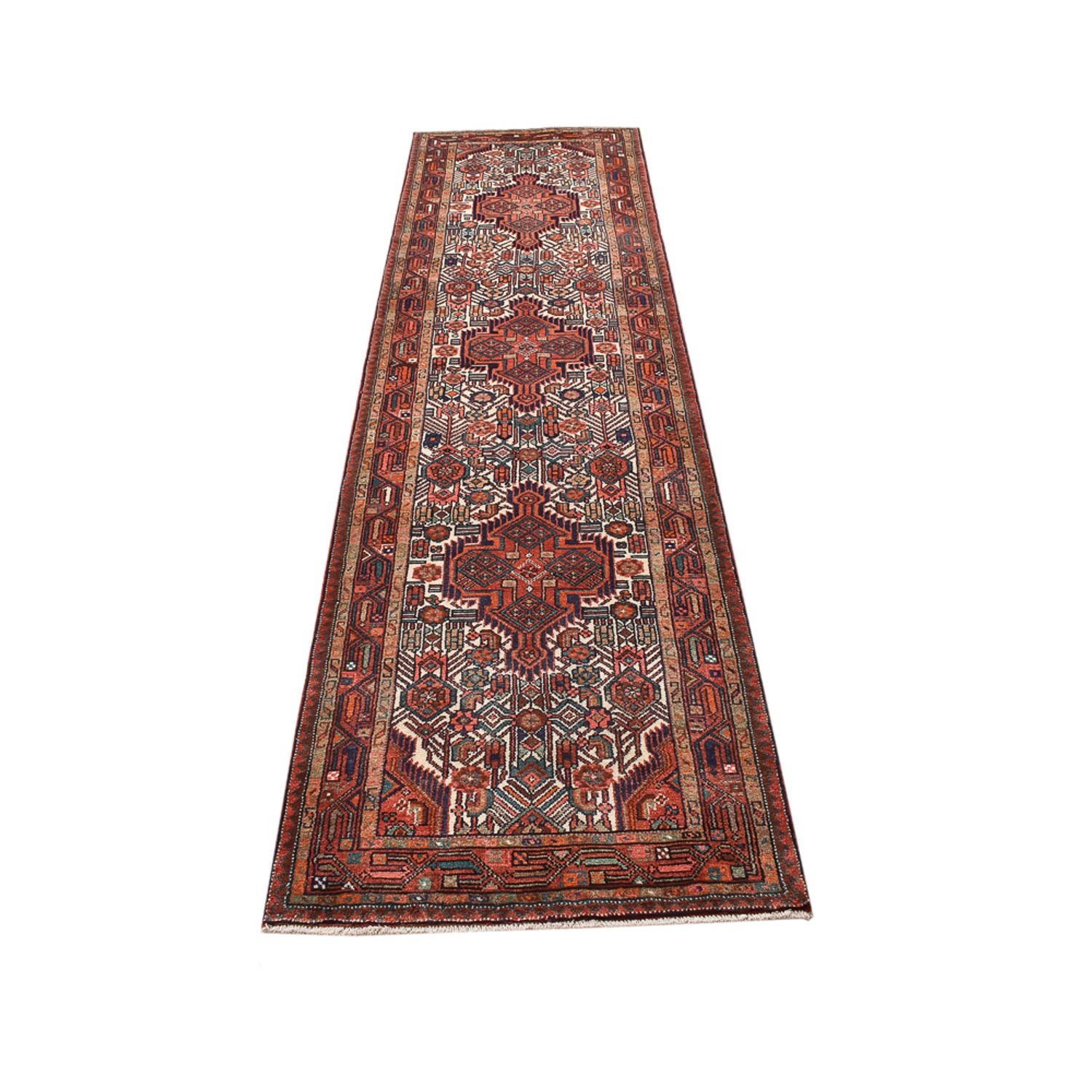 Tapis de couloir Tapis persan - Nomadic - 319 x 83 cm - taupe