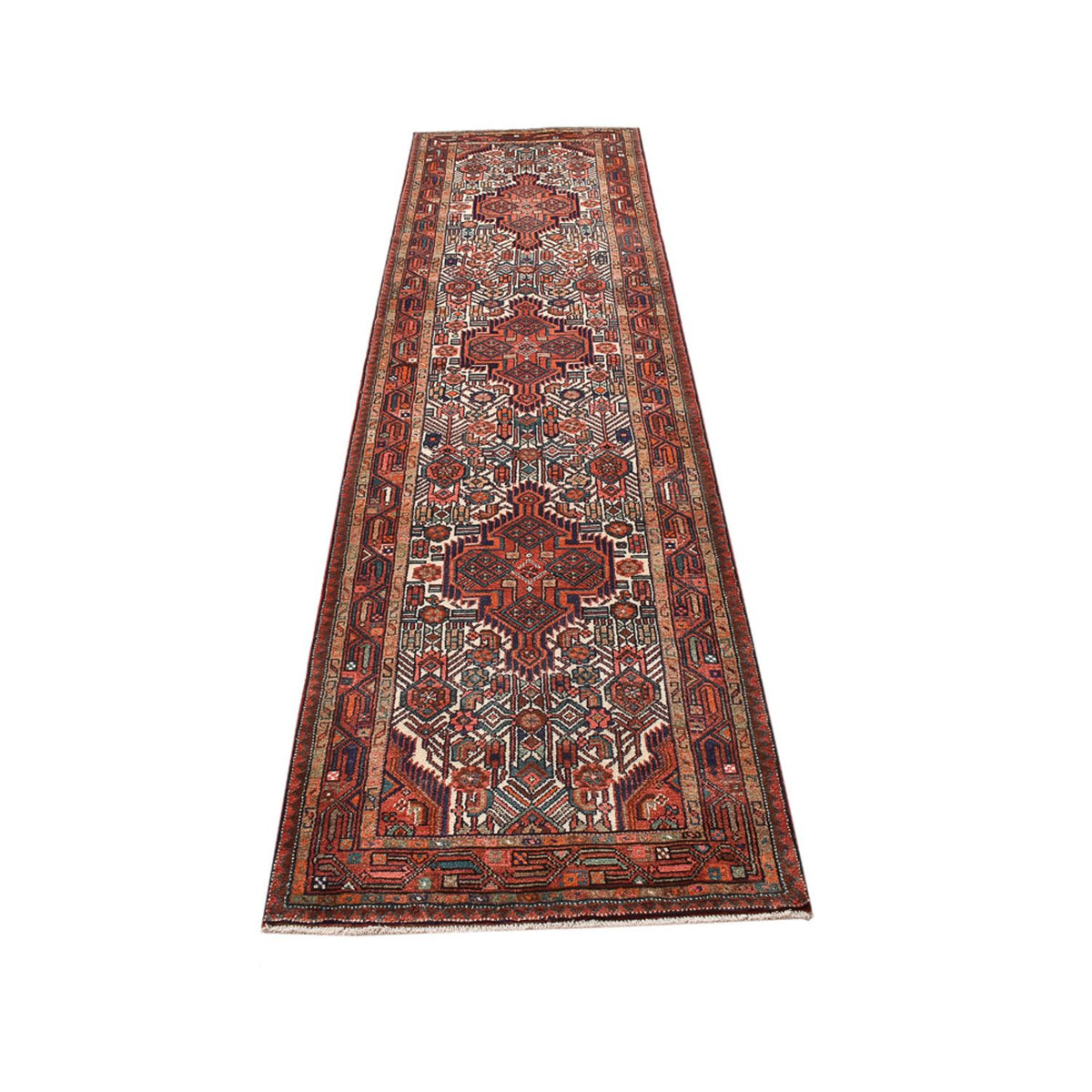 Tapis de couloir Tapis persan - Nomadic - 319 x 83 cm - taupe