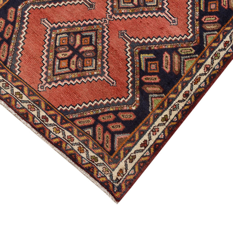 Tapis de couloir Tapis persan - Nomadic - 312 x 81 cm - rouge
