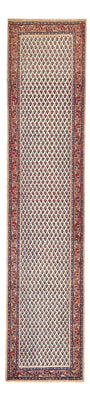 Tapis de couloir Tapis persan - Mir - 304 x 67 cm - taupe