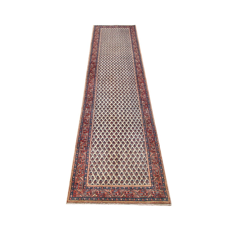 Tapis de couloir Tapis persan - Mir - 304 x 67 cm - taupe